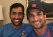 M.S Dhoni with Sushant Singh Rajput M.S Dhoni with Sushant Singh Rajput