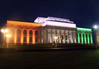auckland war museum in indian tricolour india tv auckland war museum in indian tricolour india tv