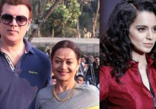 Aditya Pancholi and wife Zarina Wahab on Simran -... Aditya Pancholi and wife Zarina Wahab on Simran -...