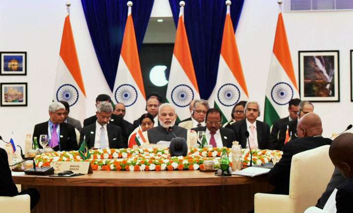 PM Modi with Brazilian President, Russian President,