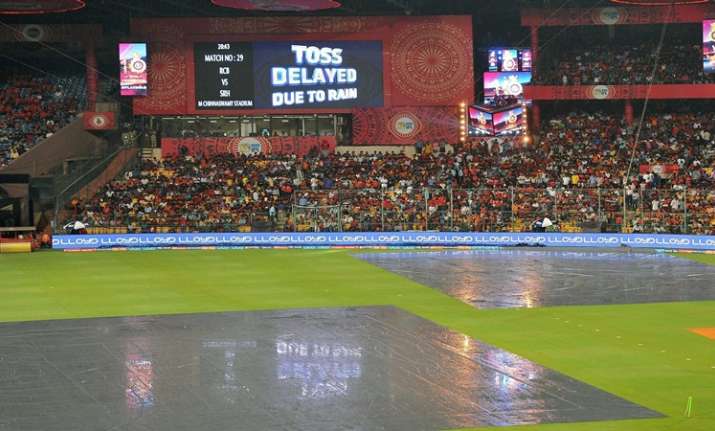 IPL 2017: RCB-SRH match abandoned due to persistent rain