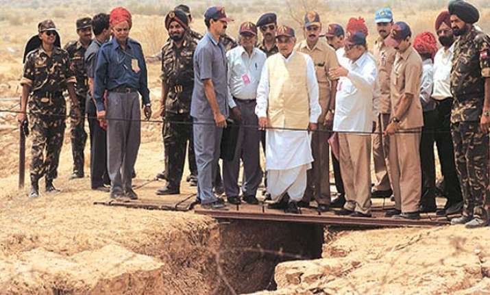 File photo of former PM Atal Bihari Vajpayee at the site of