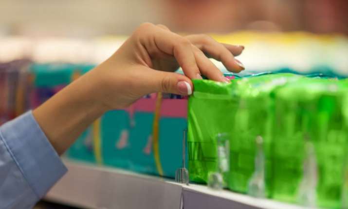 sanitary napkins tax free under GST