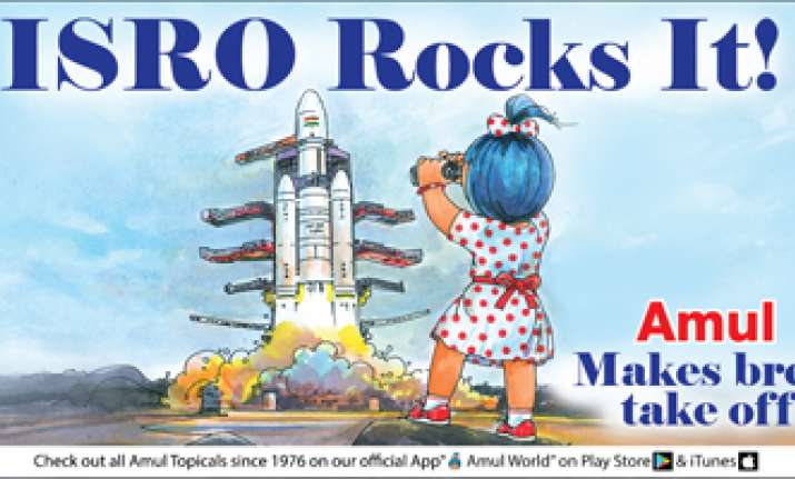 amul ISRO caricature
