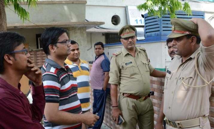 Family members of IAS officer Anurag Tiwari