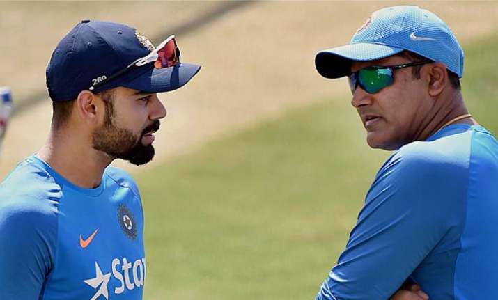 A file image of Virat Kohli and Anil Kumble.