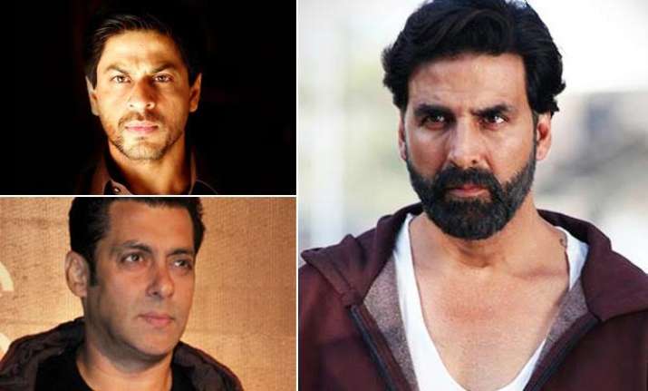 Salman Khan, Shah Rukh Khan, Akshay Kumar