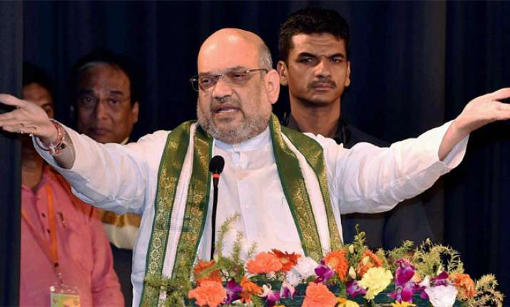 Amit Shah said Modi has pledged to fulfil Gandhi's dream of