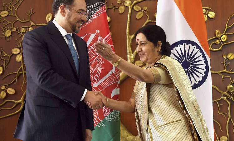 Strategic partnership with Afghanistan article of faith for India: Sushma Swaraj