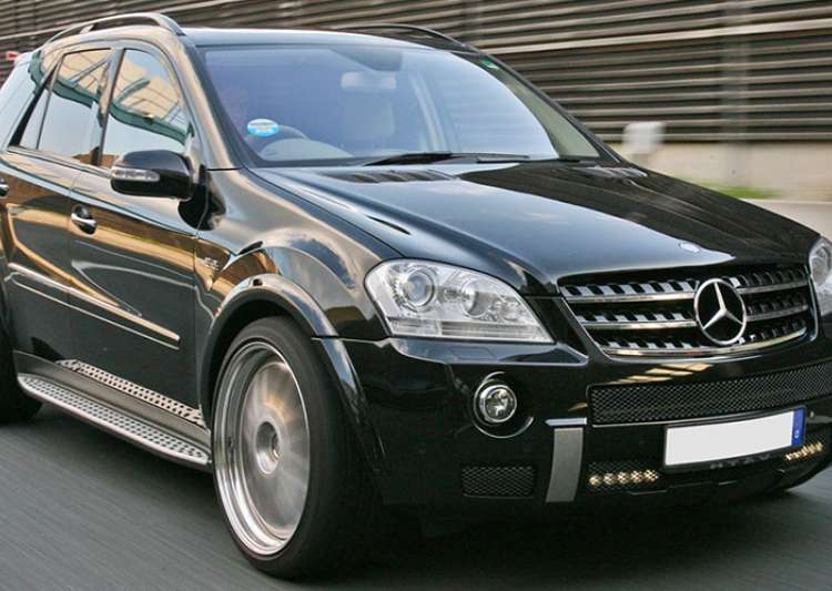 Mercedes-Benz stuffs a twin-turbo V8 into the GLC-Class
