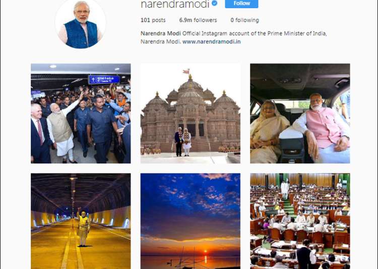 PM Modi becomes world's most followed leader on Instagram India Tv