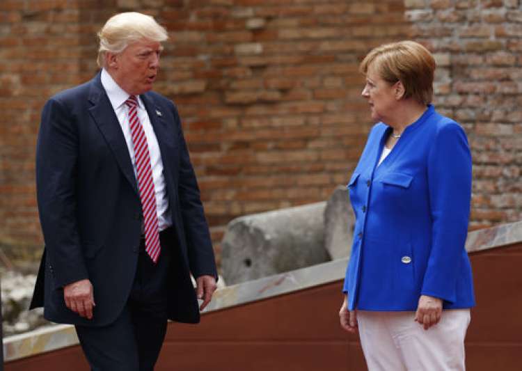 Trump and Merkel 'get along very well': White House