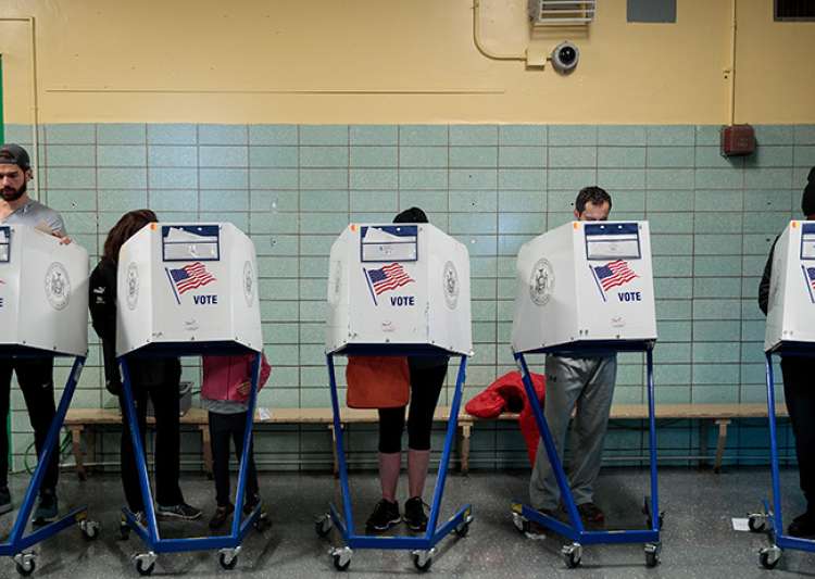 Polling during US presidential polls India Tv