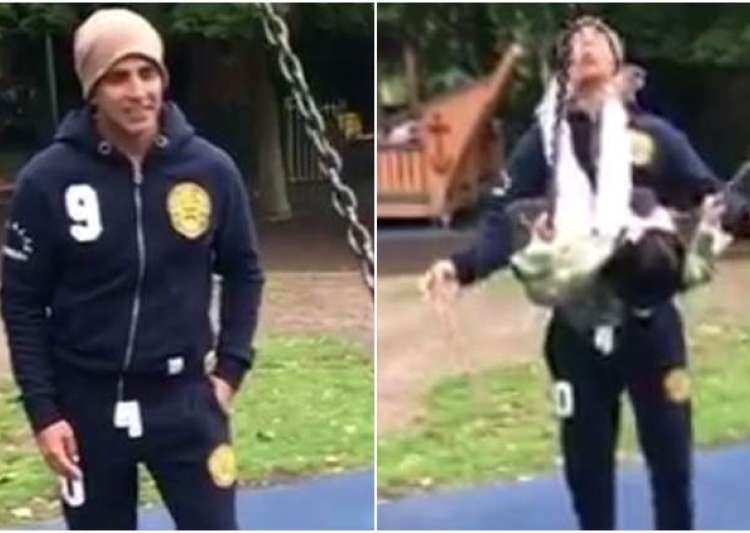 Akshay Kumar Gets A Flying Kick From Daughter Nitara