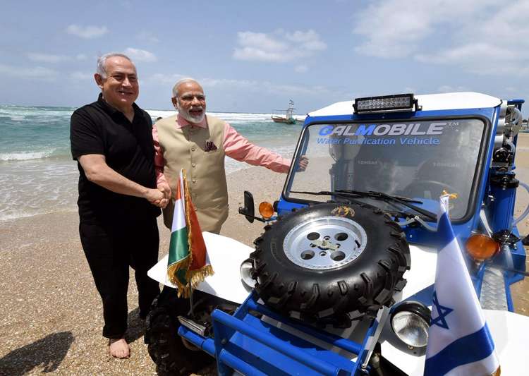 Modi Netanyahu witness pioneering water desalination tech- India Tv