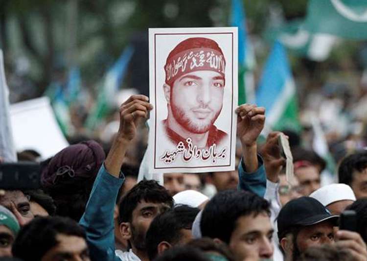 Police Clamp Down in Indian Kashmir on Anniversary of Militant Leader's Death Police Clamp Down in Indian Kashmir on Anniversary of Militant Leader's Death