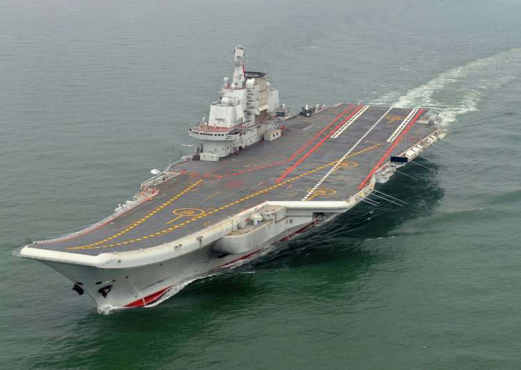 Chinese aircraft carrier Liaoning Chinese aircraft carrier Liaoning- India Tv