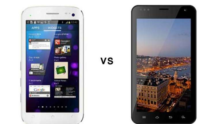 comparison micromax canvas ii vs karbonn a30