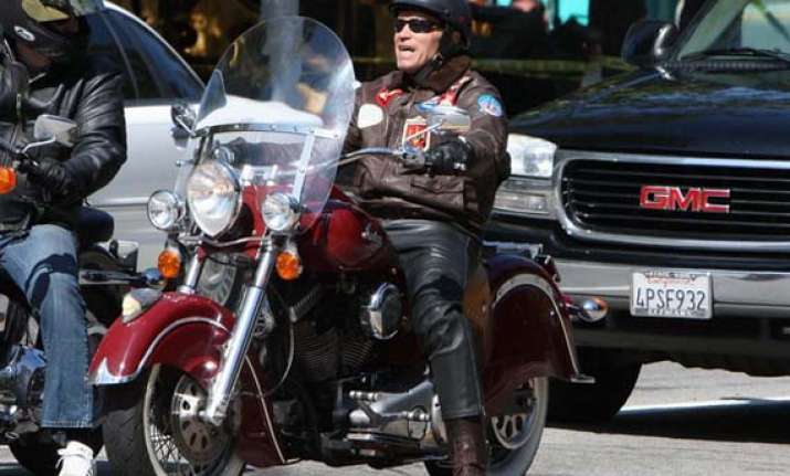 special arnold schwarzenegger and his motorcycles