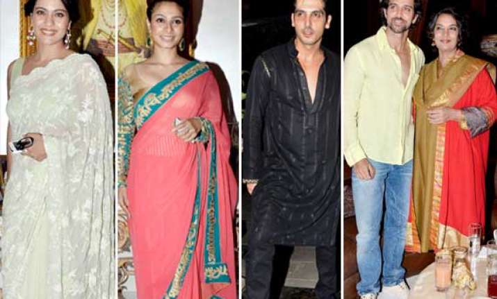 hrithik suzanne kajol attend zarine khan s iftar bash view