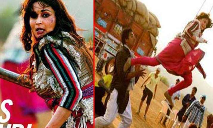 madhuri dixit s first look in gulab gang out view pics