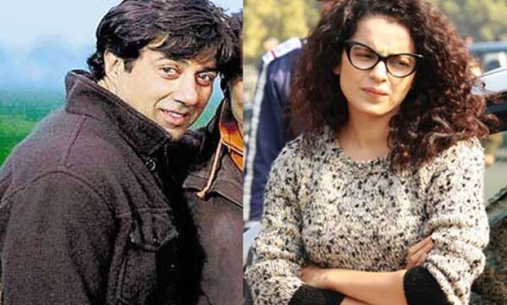odd pair sunny deol kangana ranaut s movie hit the screens