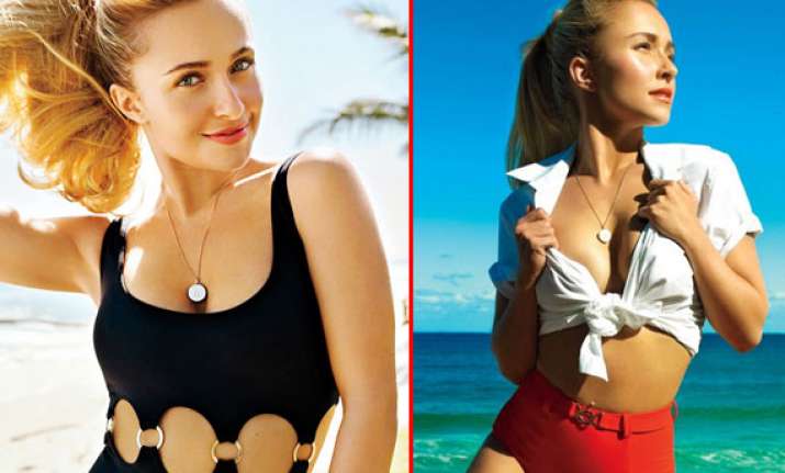 hollywood actress hayden panettiere poses hot for glamour