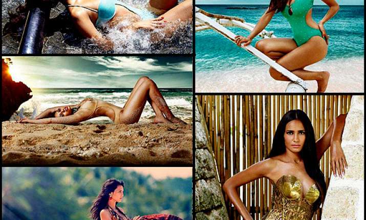 beauties of kingfisher swimsuit calendar 2014 view pics