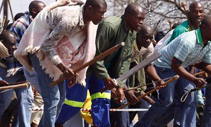 striking safrican miners reject lonmin wage offer