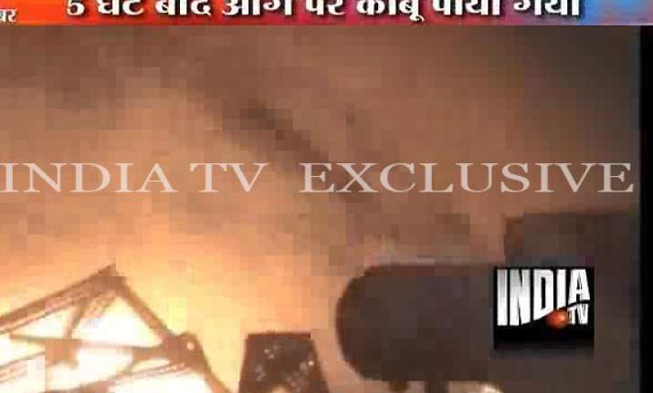 chemical factory in noida gutted in fire