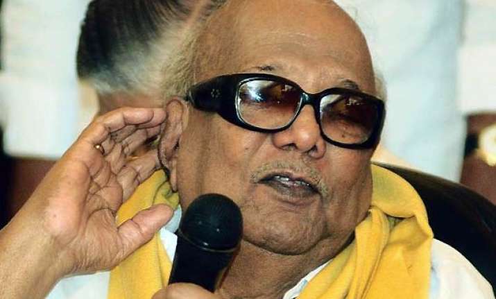 bjp demands karunanidhi s resignation