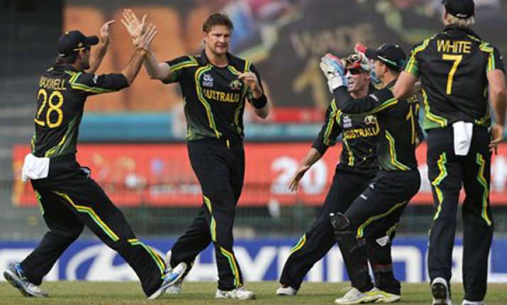 all round show by watson as aus beat ireland by 7 wkts