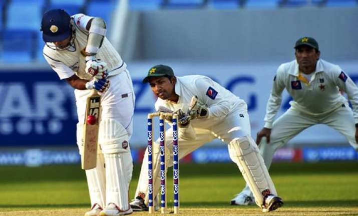 pakistan sri lanka series day 1 3rd test sri lanka 64 1 at