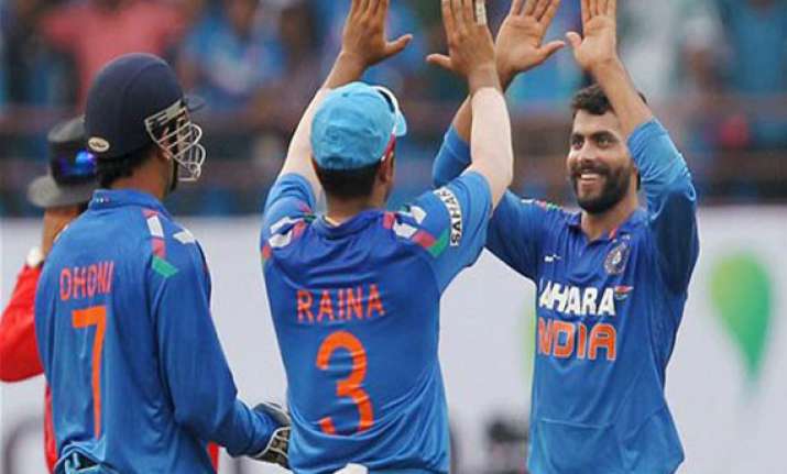 ravindra jadeja the highest wicket taker in odi in 2013