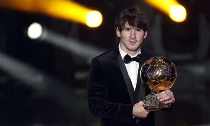 lionel messi wins fifa world player award