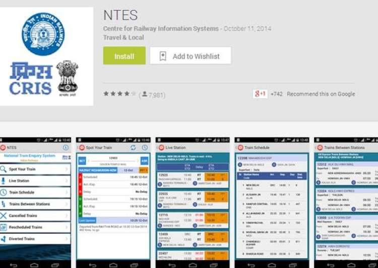 CRIS launches National Train Enquiry System app for Android