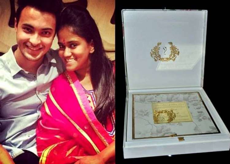 A look at Arpita Khan's royal wedding invitation (view pics)