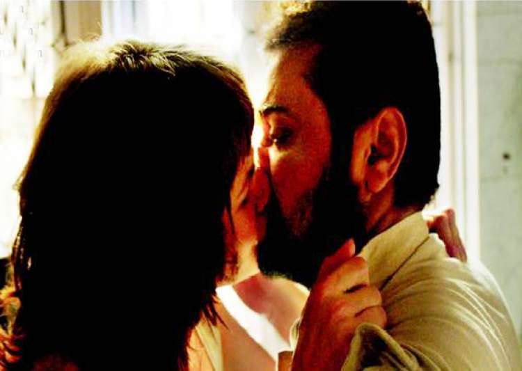 Kalki Bites Bengali Actor Prosenjits Lips In Smooching Scene