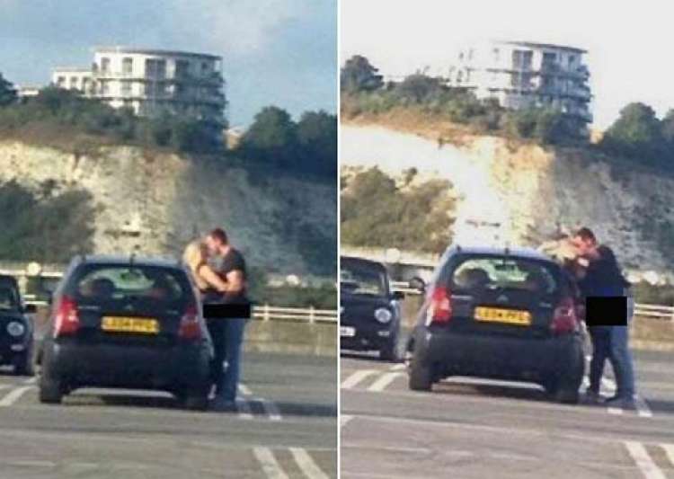 Shameless Couple Caught Making Love In Car Parking