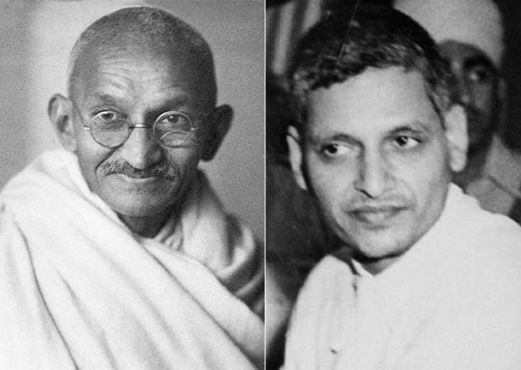 Image result for godse,gandhi