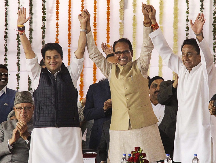 In Pics Kamal Nath Takes Oath As Chief Minister Of Madhya Pradesh