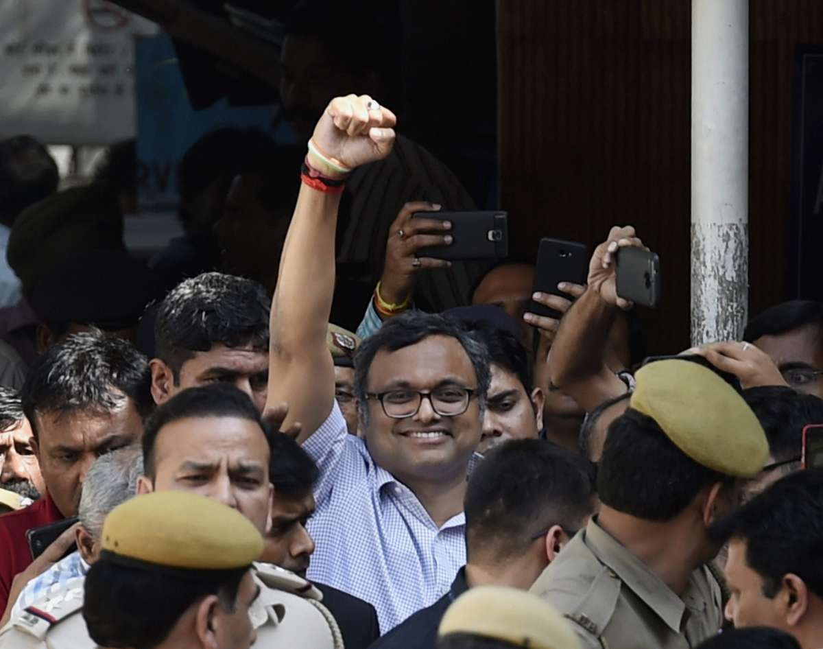 Delhi Hc Judge Recuses Herself From Hearing Karti Chidambaram S Bail