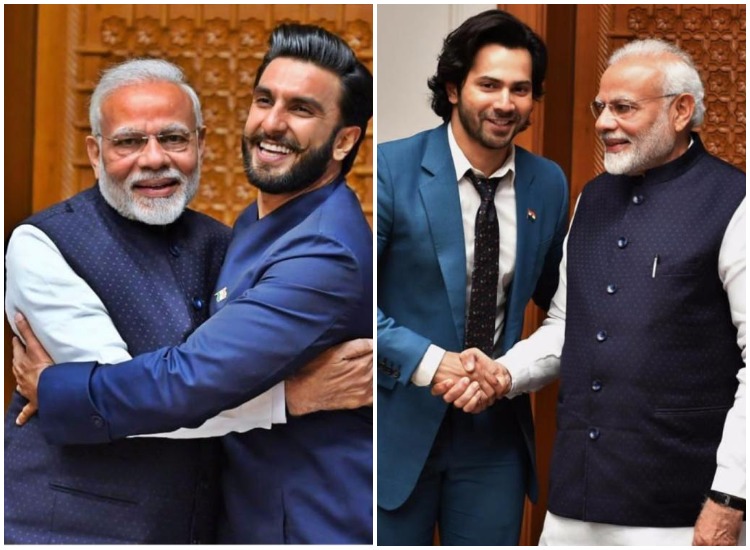 Bollywood Celebrities Meet PM Narendra Modi Ranveer Singhs Jaadoo Ki