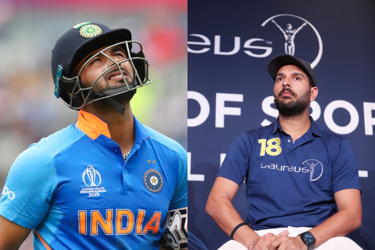 World Cup Yuvraj Singh Defends Rishabh Pant After Kevin Pietersen