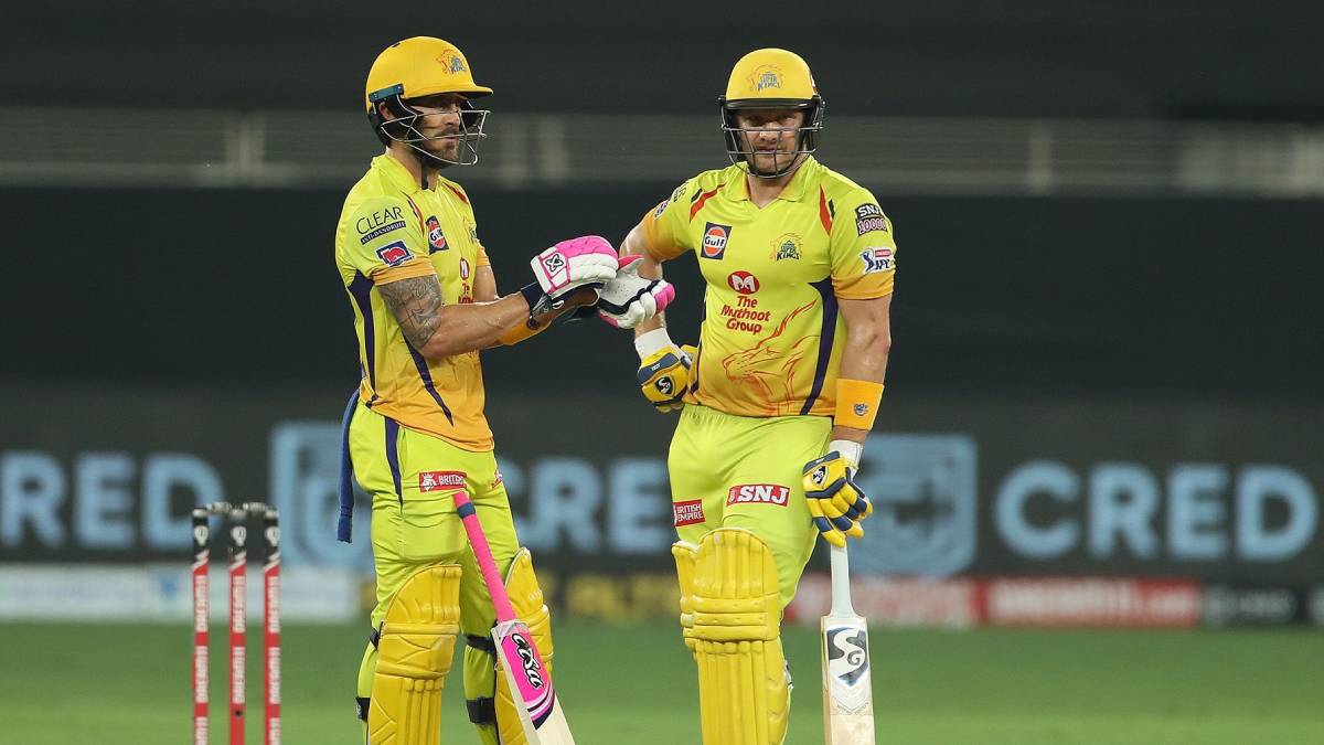 Ipl Shane Watson Faf Du Plessis Break Nine Year Old Record For