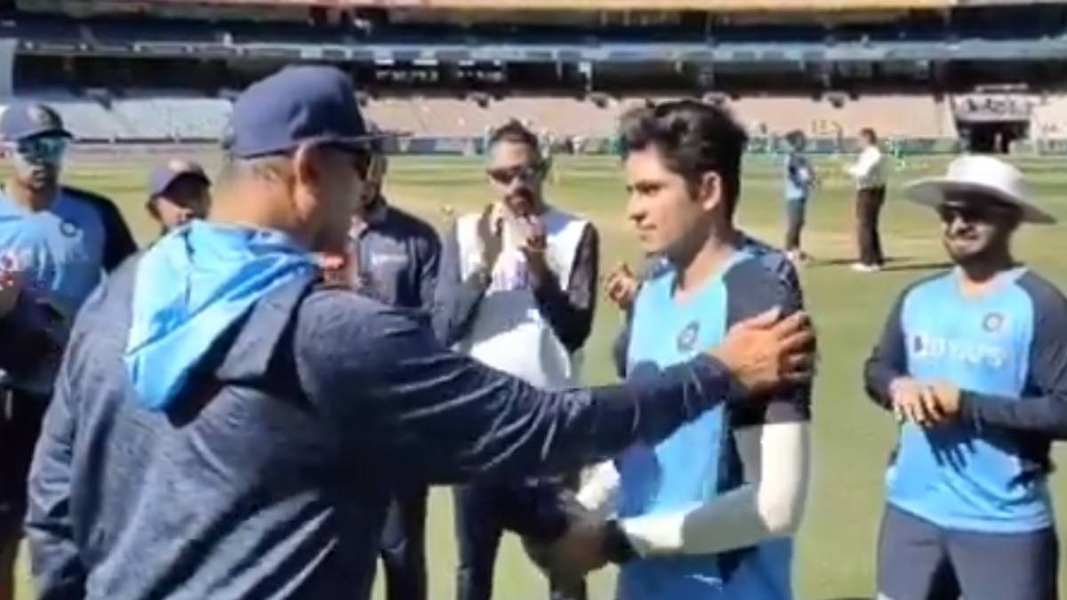 Watch Shubman Gill Mohammad Siraj Receive Their Test Cap Ahead Of