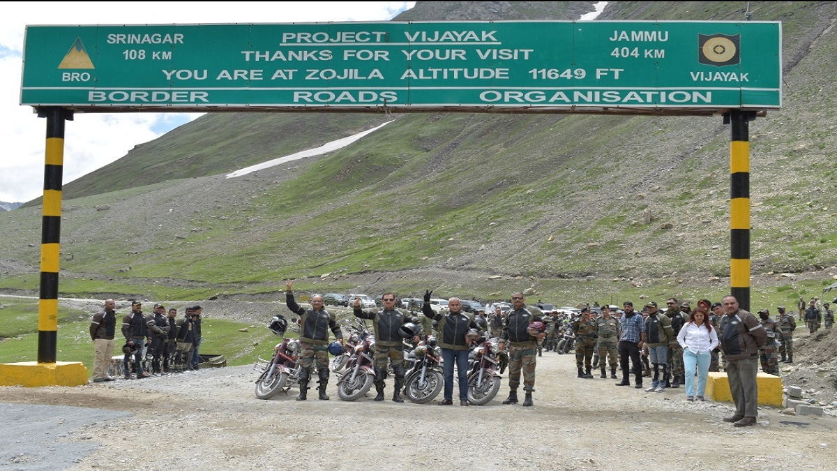 Army Commander Leads Bike Rally To Kargil War Memorial In Ladakh To