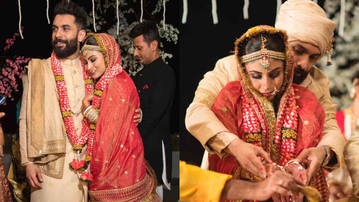 Mouni Roy Suraj Nambiar Wedding Actress Stuns As A Bengali Bride In