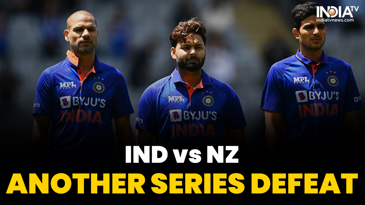 IND Vs NZ 3rd ODI Shikhar Dhawan Loses First Ever ODI Series After