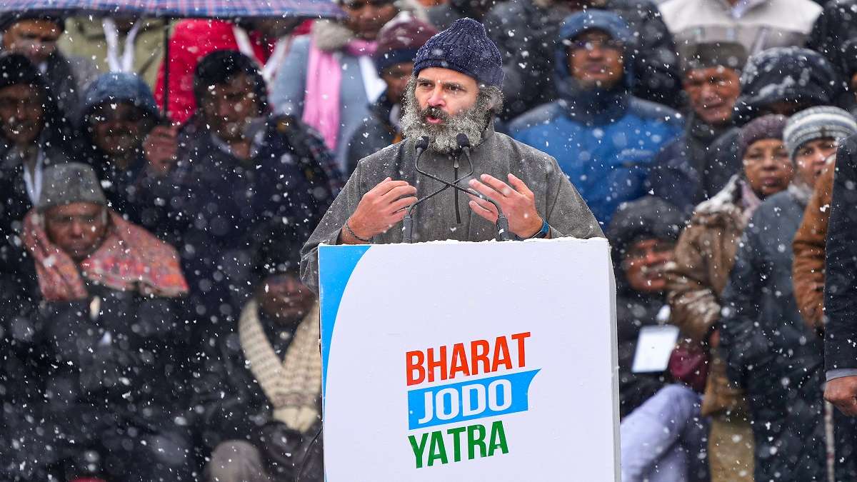 WATCH Rahul Gandhi Receives Welcome With Bharat Jodo Yatra Slogan On